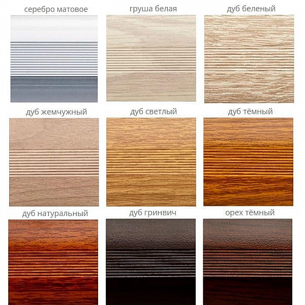 Порог Русский профиль 80 мм Серебро матовое 1.8 м