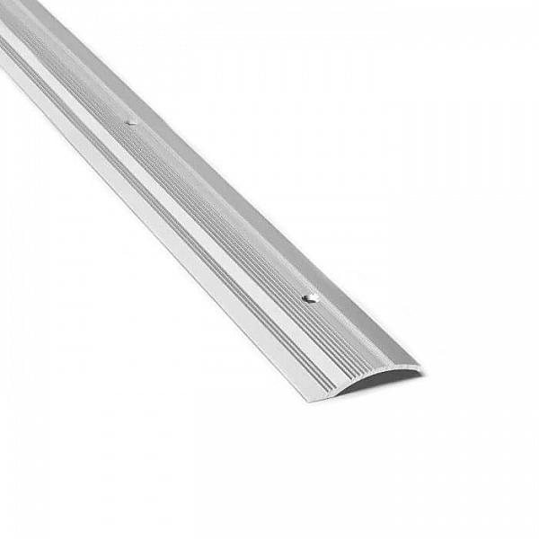 Порог Русский профиль 40 мм Серебро матовый полукруглый 1.35 м