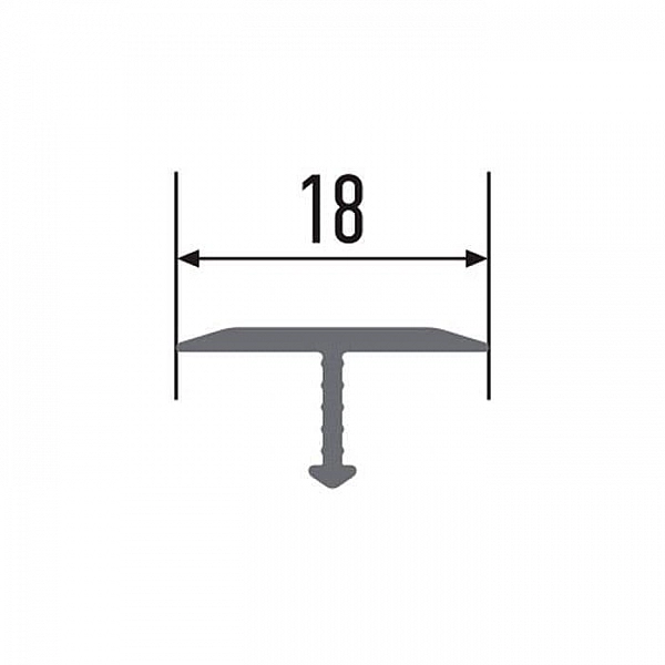 Порог КТМ-2000 318-618М Дуб снежный 2.7 м