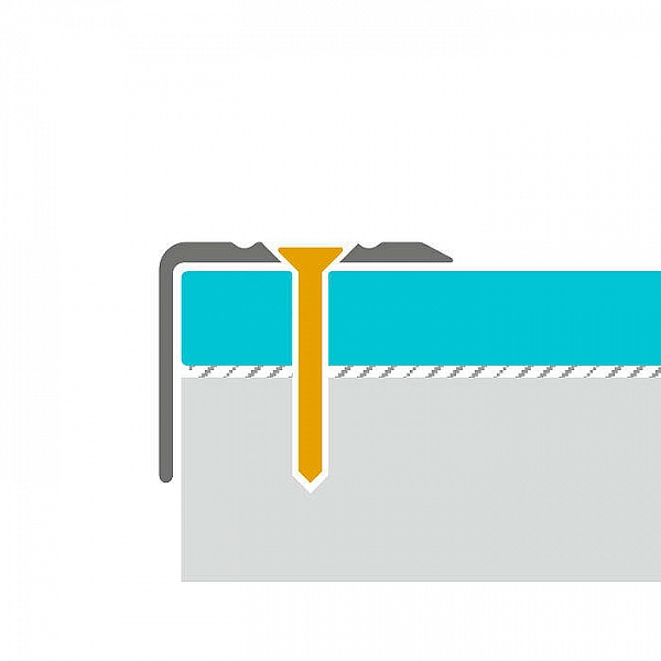 Порог КТМ-2000 3414-616К Дуб ваниль 0.9 м