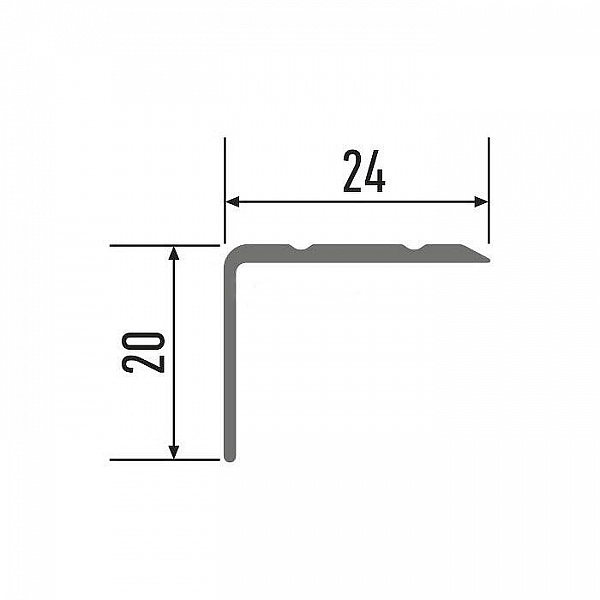 Порог КТМ-2000 3414-616К Дуб ваниль 0.9 м