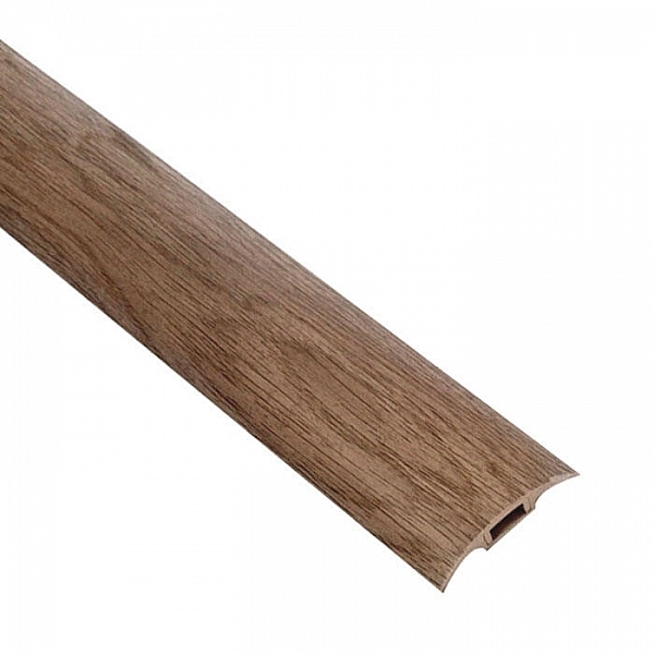 Порог Ideal 42 мм 208 Дуб мокко 0.9 м с монтажным каналом
