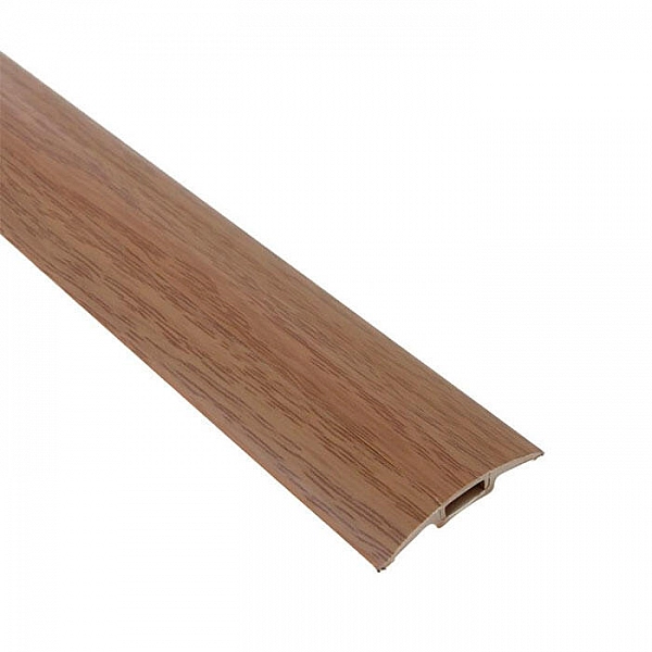 Порог Ideal 42 мм 217 Дуб темный 0.9 м с монтажным каналом