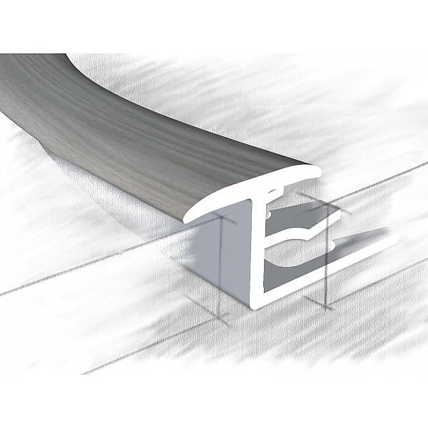 Порог КТМ-2000 314-618М Дуб снежный 2.7 м