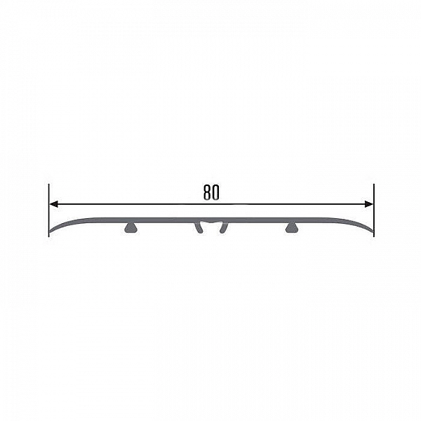 Порог КТМ-2000 031-616Т Дуб ваниль 1.8 м