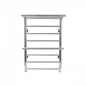 Полотенцесушитель Gloss & Reiter Line lux Л. 50*80.Л6.П3.G1 2 полки короткая резьба
