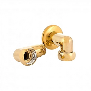 Полотенцесушитель Gloss & Reiter Terra. Л. 50*80.Т8.G1 Gold короткая резьба. Изображение - 2