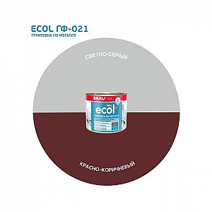Грунтовка MAV Ecol ГФ-021 по металлу красно-коричневый 1 л. Изображение - 1