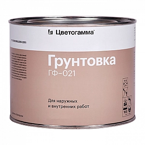Грунтовка Цветогамма ГФ-021 серый 0.8 кг
