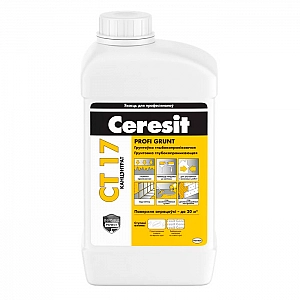 Грунтовка Ceresit CT17 Profi Grunt концентрат 1 л