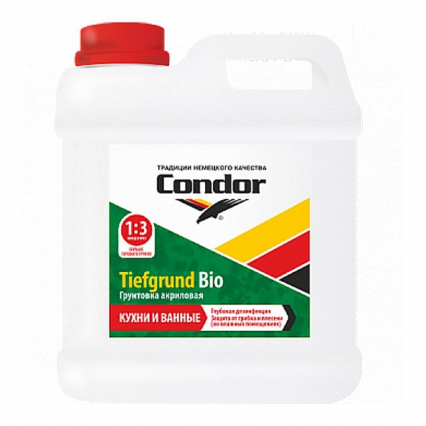 Грунтовка Condor Tiefgrund Bio концентрат 2 кг