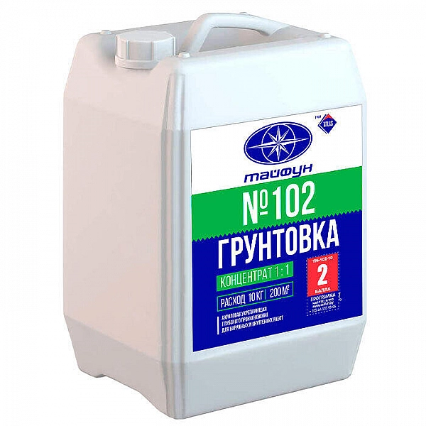 Грунтовка Тайфун Мастер №102 концентрат 10 кг
