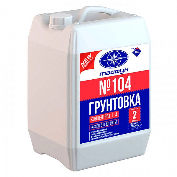 Грунтовка Тайфун Мастер №104 концентрат 5 кг