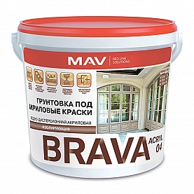 Грунтовка MAV Brava Acryl 04 SP белый 1 л