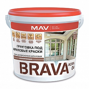 Грунтовка MAV Brava Acryl 04 SP белый 1 л