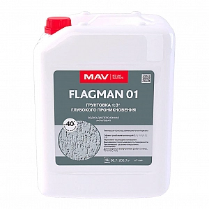 Грунтовка MAV Flagman 01 бесцветная 10 л