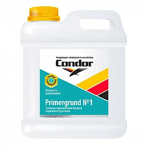 Грунтовка Condor Primergrund №1 канистра 5 кг