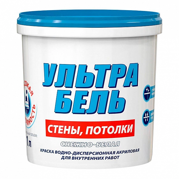 Краска Sniezka Ultra Biel 1 л снежно-белая