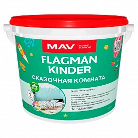 Краска MAV Flagman Kinder 1 л белая