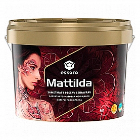 Краска Eskaro Mattilda для стен и потолков бархатисто-матовая 2.85 л белая