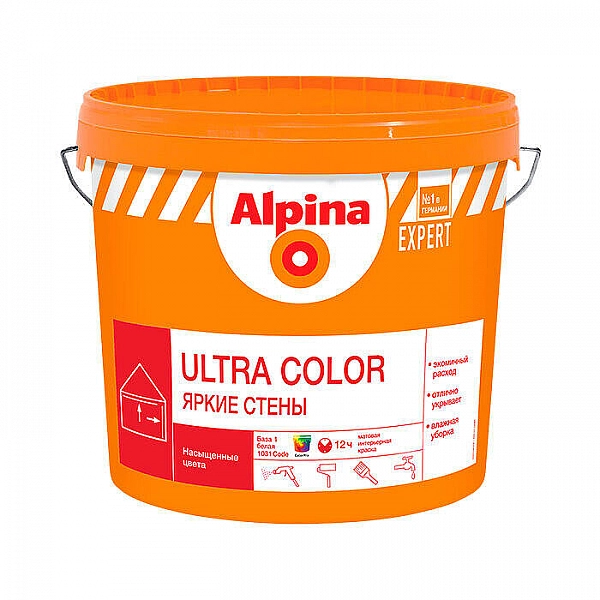 Краска Alpina Expert Ultra Color База 1 2.5 л белая