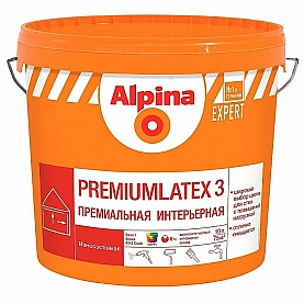 Краска Alpina Expert Premiumlatex 3 База 1 15 кг 10 л белая