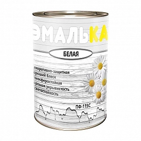 Эмаль Mav ПФ-115С Эмалька 0.9 л белая