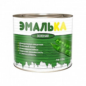 Эмаль Mav ПФ-115С Эмалька 2 л зеленая