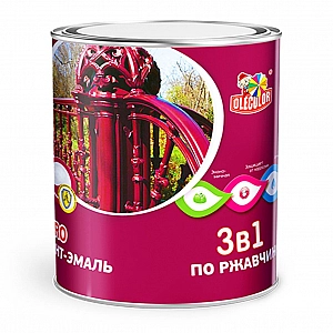 Грунт-эмаль Olecolor 2 кг синяя