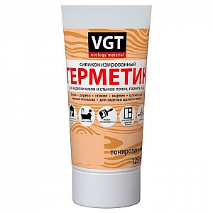 Герметик акриловый VGT силиконизированный 0.16 кг белый