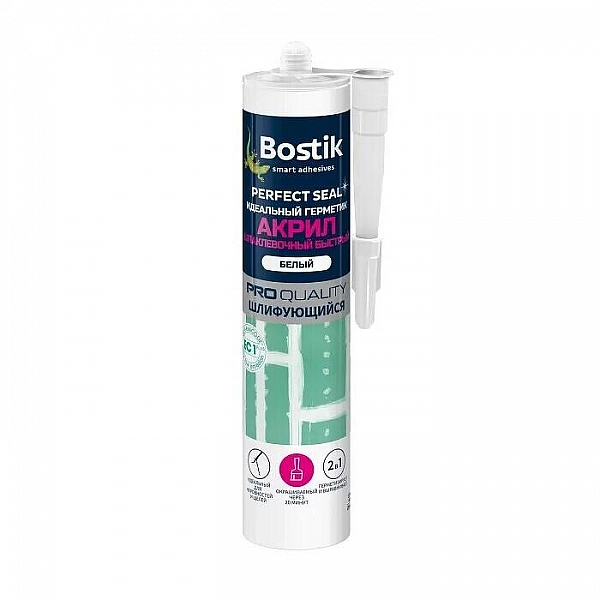 Герметик Bostik Perfect Seal Акрил Шпаклевочный Быстрый 280 мл белый