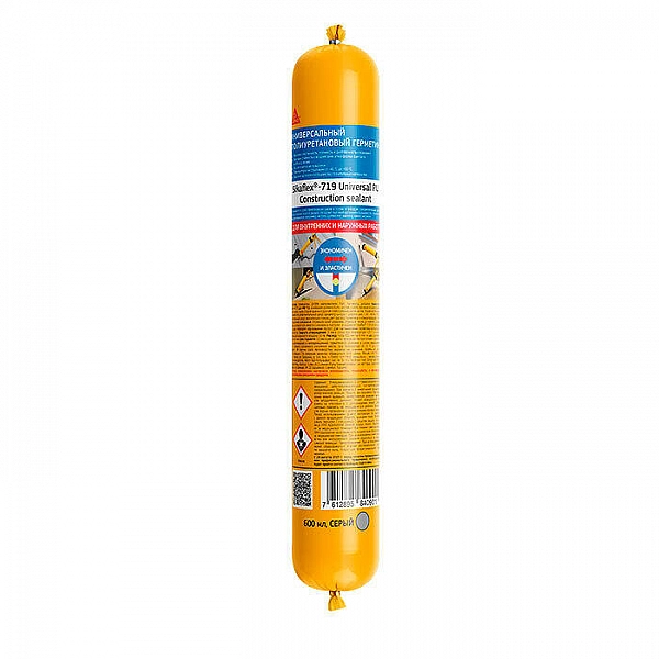 Герметик полиуретановый Sika Sikaflex-719 Universal PU универсальный 600 мл серый