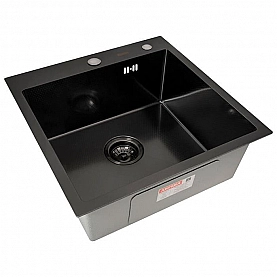 Мойка из нержавеющей стали Arfeka Eco AR Black PVD Nano Decor 500*500 мм