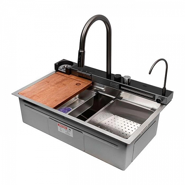 Мойка из нержавеющей стали Arfeka Sensor Eco AR satin 750*450 мм