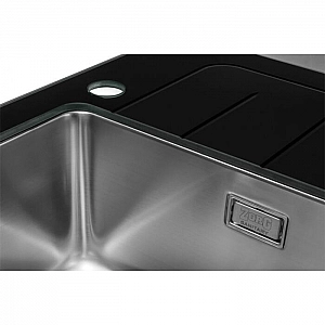 Мойка из нержавеющей стали ZorG GS 6250 black со стеклом 620*500 мм. Изображение - 2