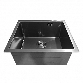Мойка из нержавеющей стали Asteria A5045NB нано блэк 500*450 мм. Изображение - 2