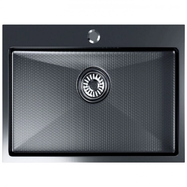 Мойка из нержавеющей стали Berge Premium 6050 Nano black