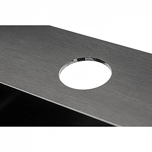 Мойка из нержавеющей стали Saniteco 5060 PVD с сифоном дозатором и коландером 500*600 мм. Изображение - 9