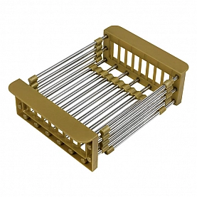 Мойка из нержавеющей стали Asterix Gold Decor 600*500 мм + дозатор жидкого мыла + коландер. Изображение - 6