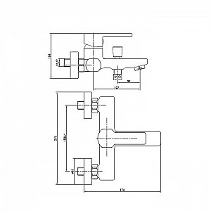 Смеситель Cersanit Flavis 63035 однорычажный. Изображение - 4