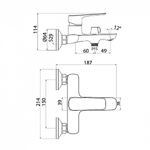 Смеситель Iddis Sign SIGSB02i02WA цельнолитой. Изображение - 2