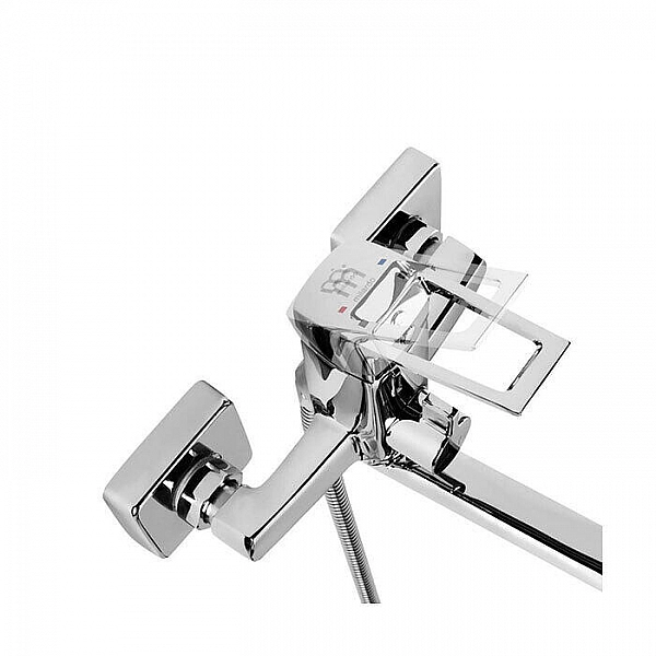 Смеситель Milardo Atlantic ATLSBLCM10 длинный излив 400 мм в комплекте + керамический дивертор в комплекте