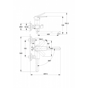 Смеситель Cersanit Moduo 64098. Изображение - 4