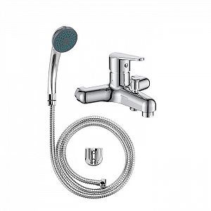 Смеситель Esko Monsoon MON54acs с коротким изливом c аксессуарами