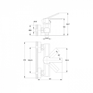 Смеситель Cersanit Smart 63048 однорычажный. Изображение - 4