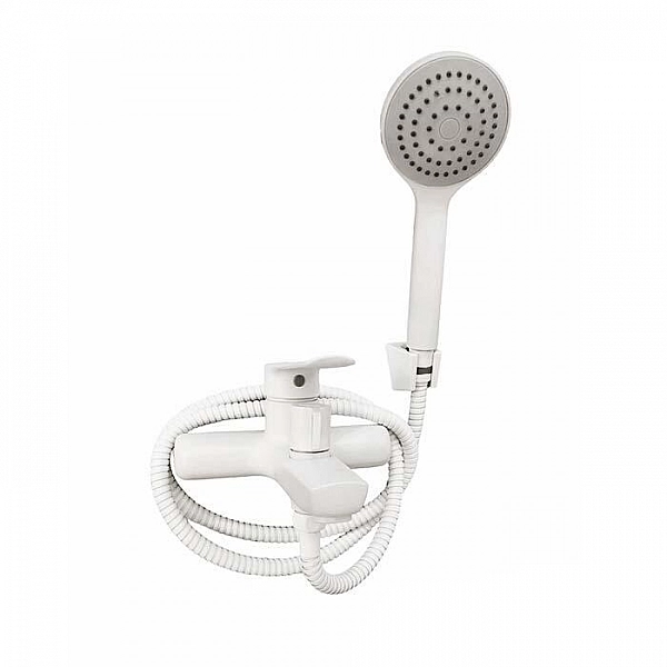 Смеситель Esko Lagos White LG54W короткий излив с аксессуарами