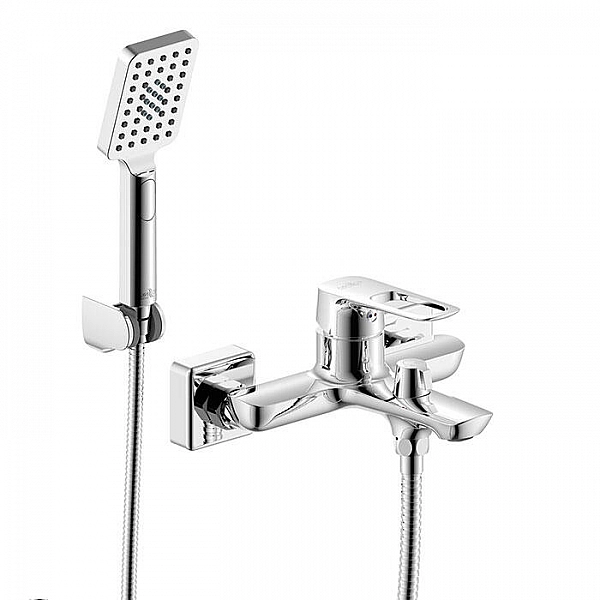 Смеситель Rossinka RS46-30 одноручный для ванны с монолитным изливом хром