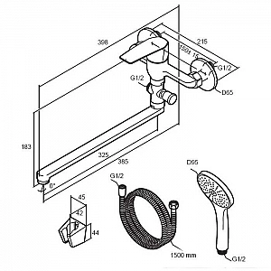 Смеситель AM.PM Gem F90A90100 хром. Изображение - 5