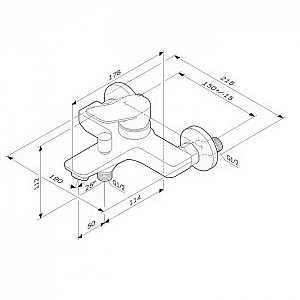 Смеситель AM.PM Brava F88A10000 хром. Изображение - 2