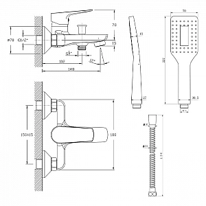 Смеситель Lauter Veris 21CK6028C-126. Изображение - 4